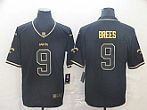 Nike Saints 9 Drew Brees Black Gold Throwback Vapor Untouchable Limited Jersey,baseball caps,new era cap wholesale,wholesale hats